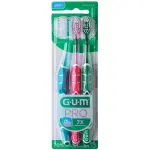 GUM PRO Soft – Pack de 3 brosses à dents 7X Reach